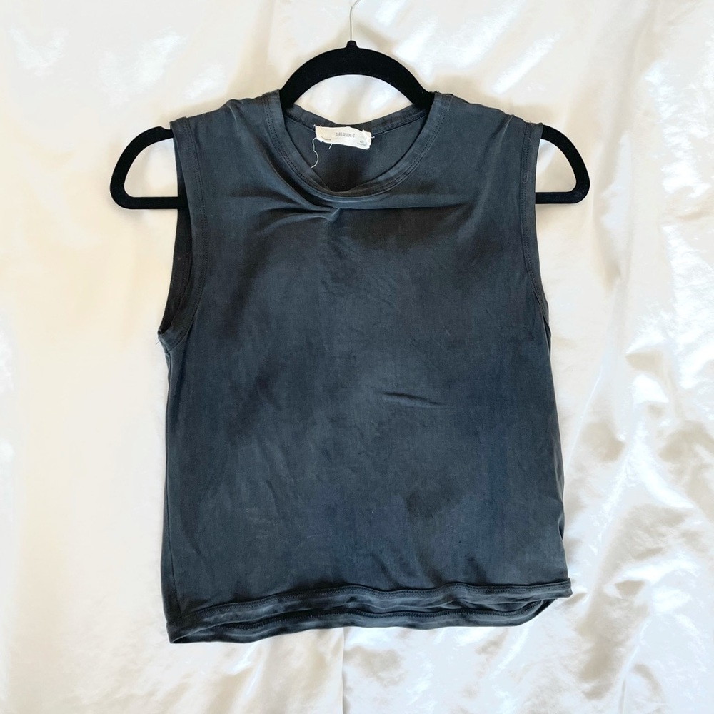 Zara gray muscle tee